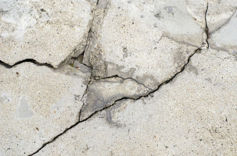 Cracked Concrete Surface